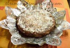 brownie de chocolate con baileys