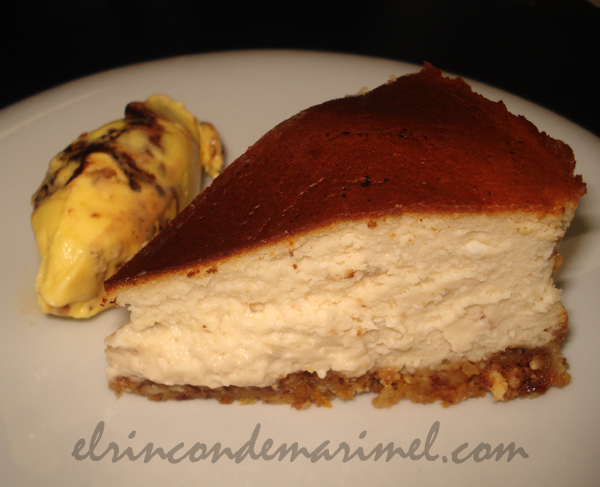 NEW YORK cheesecake de turrón