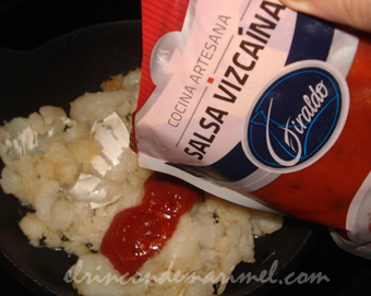 bacalao con salsa vizcaína