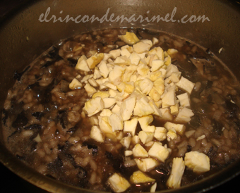 arroz con castañas