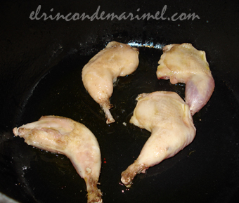 muslos de codornices