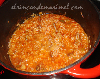 arroz caldoso con codornices