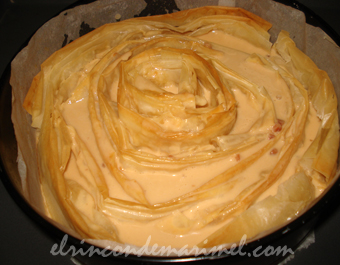 baklava flor de turrón