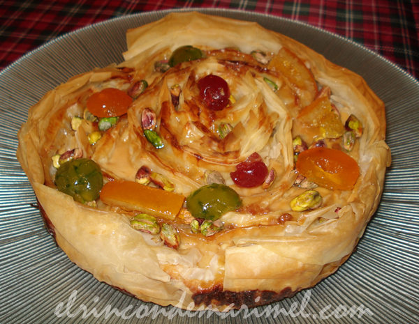 baklava flor de turrón