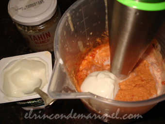 hymmus de pimiento asado