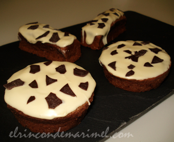 bizcochos dalmatas de chocolate