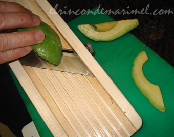 láminas de aguacate