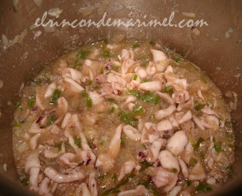 puntillas de calamar