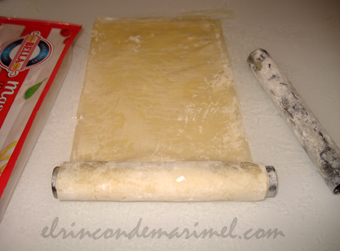 canutillos de masa filo