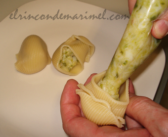 rellenar los lumaconi