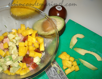 mango y aguacate