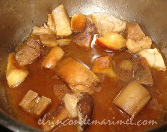 salsa de hongos