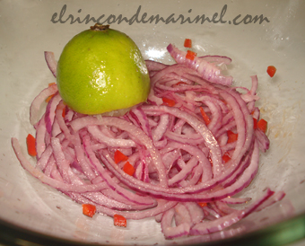 cebolla marinada