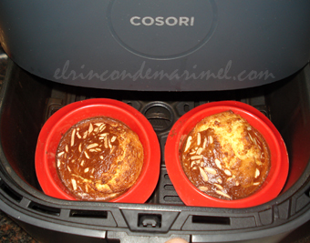 pastelitos de cottage y naranja