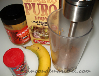 bizcocho de chocolate