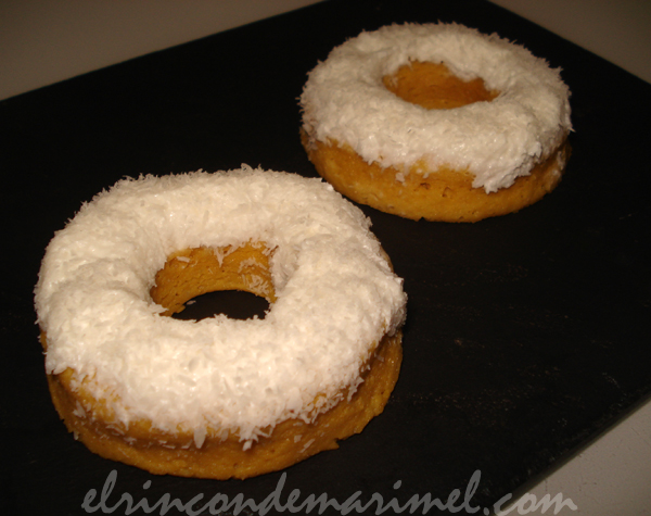 donuts de mango y coco