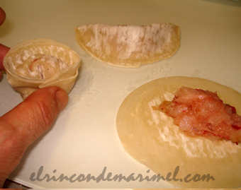 dumplings de rape y carbineros