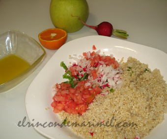 ensalda de quinoa