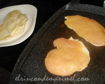 pechuga de pollo de corral