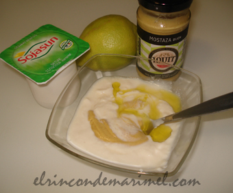 veganesa de mostaza
