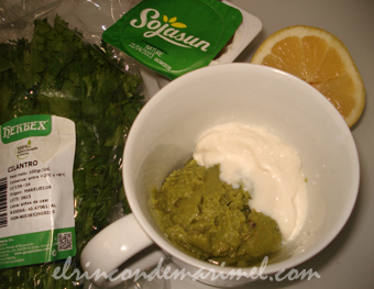 salsa de aguacate