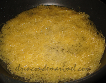 freir fideos