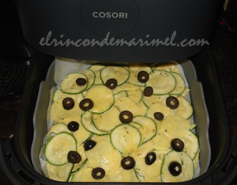 focaccia de calabacín y patata