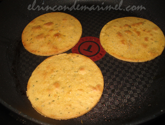 tortitas de garbanzos