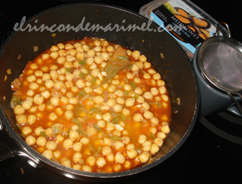 garbanzos con mejillones