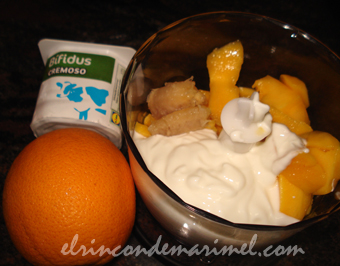 smoothie de mango