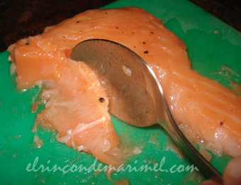 salmón cocinado a baja temperatura