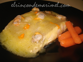 lenguadina con meuniere c´trica de berberechos
