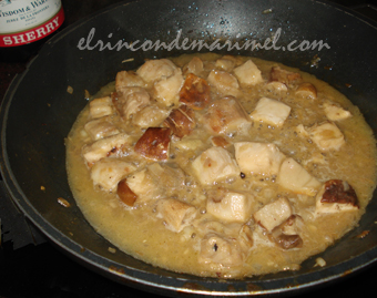 salsa de hongos