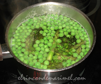 cocer guisantes