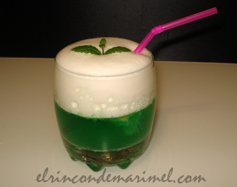 mojito en dos texturas