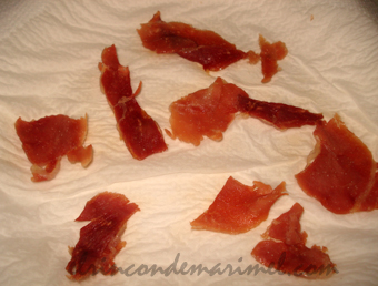 crujiente de jamón