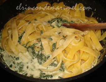 pasta con gorgonzola