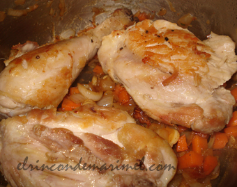 guiso de pollo