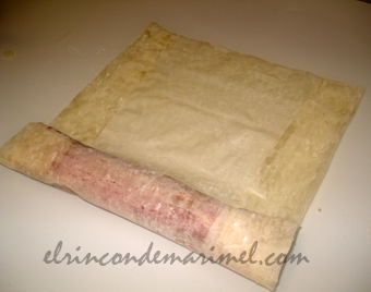 pastela en rollito
