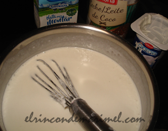 espuma de coco