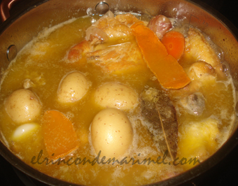 pollo escabechado