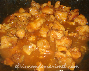 pollo a la naranja estilo oriental