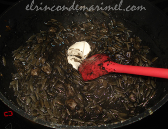 pasta puntalette con guiso de sepia