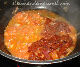sofrito con tomates secos