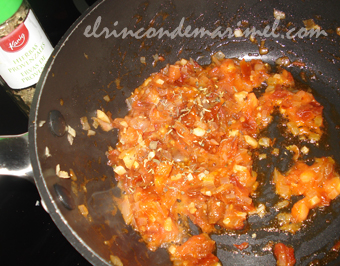 sofrito con tomates secos