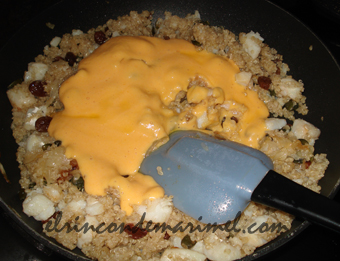 mantecar la quinoa