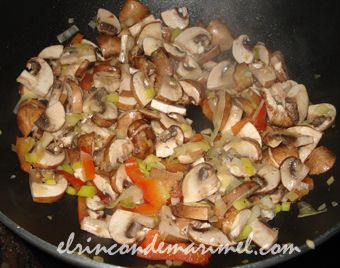 verdunas con champiñones portobello