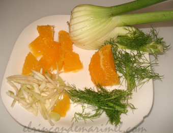 naranja e hinojo