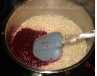 risotto de remolacha