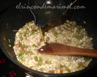 risotto de rodaballo
